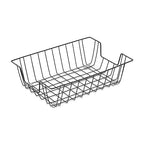 Staples Front‑Loading Letter Tray, Black Steel, 3‑Pack – Stackable Metal Desktop Organizer for Office Paper & Files