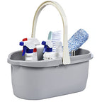 Haundry 4.5 Gallon Cleaning Bucket, Good Grips Household Mop Bucket for Cleaning Supplies, Cleaning Caddy Organizer Basket with Handle, 17.1L, Grey - color: Gray