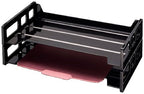 Officemate 26054 Recycled Desk Tray, Side Load,9 x 16 1/4 x 5, Legal, Black, 2/PK (OIC26054) - size: Pack of 2