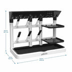 Dr. Brown's Baby Bottle Drying Tower, Stand-Up Countertop Drying Rack with Organized Storage for Baby Essentials, Space Saving Vertical Rack, Blue/White - color: Blue/White