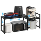 44.3 Inches Expandable Metal Storage Shelves,150LBS Heavy Duty Shelving Units and Storage For Appliance,Adjustable Utility Organization and Storage Shelf Rack For Kitchen Cabinet Closet Garage Pantry - size: 1 Tier：11.8"D x 44.3 "W x 16.3"H