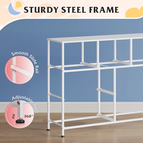WLIVE 7 Drawer Dresser TV Stand, Entertainment Center, Media Console Table with Wood Top for TV up to 45 inch, Chest of Drawers for Bedroom, Living Room, Tie-dye Print (Pink, Purple, Blue) - color: Tie-dye Purple Print