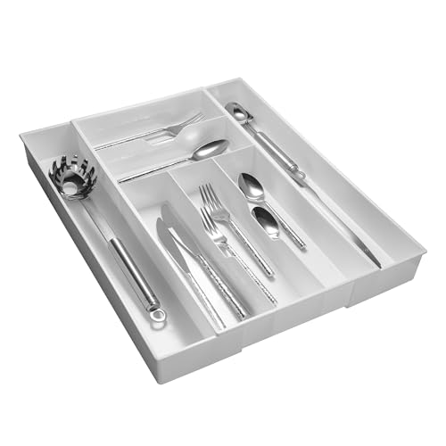 Dial Industries Expandable Silverware, Utensil and Cutlery Kitchen Drawer Organizer Tray - size: Standard Silverware Organizer