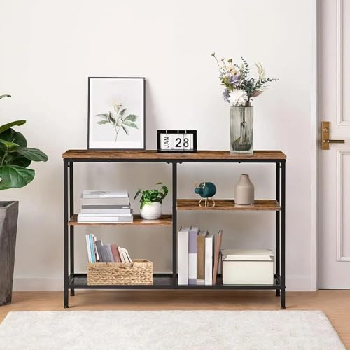 Woven Open Storage Bins Large Wicker Shelf Basket with Built-in Handles Natural Water Hyacinth Storage Baskets for Toiletries Books Fruits Organizing,15 x 10.2 x 5 inches - size: 15"L x 10.2"W x 5"H