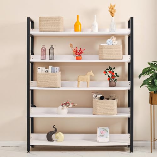 ICERZCZ Small Storage Baskets for Shelves Organizing, Woven Cotton Rope Baskets for Storage, Book Basket, Decorative Shelf Basket, 12.5"Lx9.1''Wx7.9''H (4 Packs) Mixed Brown - color: Mixed Brown, size: 12.5"(l)×9.1"(w)×7.9"(h)