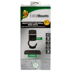 Duck EasyMounts Bike Hanger - Heavy Duty Wall Mount Bicycle Rack for Garage Organization & Storage - No Tool Install - Up to 50 Lbs - Black, Pack of 1 Tire Hook, Wheel Dock & All Hanging Hardware - size: 1 Pack, style: Industrial