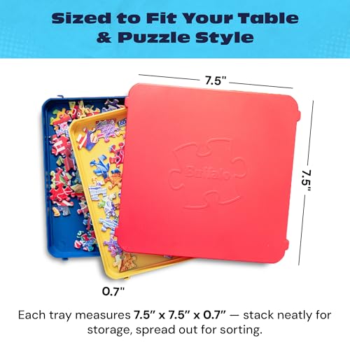 Buffalo Games - Puzzle Sorting Trays - 7 Count (Pack of 1) - style: Classic