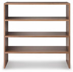 Whitmor Wood Stackable 2-Shelf Shoe Rack, Walnut, 31 inches，2 Pack - color: Brown, size: 31 INCH X2