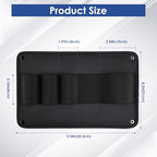 Gun Safe Door Organizer with Strong Adhesive Hook &Loop and Magnet Tape Two Way Mount, Elastic Gun Safe Pistol &Mag Holder for Most Pistols, for Indoor Storage - size: 2 Pack, style: 2 Pouch 1 Elastic Holster
