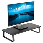 VIVO Monitor and Laptop Stand, 24 inch Desktop Riser, Black, STAND-V000D - color: Black