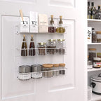 ClosetMaid 3-Tier Hanging Wall Mounted Metal Rack for Spices, Shelf Storage, Pantry Organization, Laundry, Kitchen, Bathroom, White, 8022 - size: 18-Inch Wide, style: 3-Tier