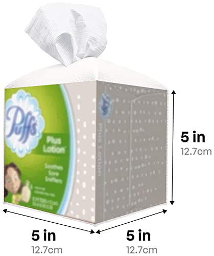 Carrotez Tissue Box Cover, Refined Modern PU Leather Square Holder - Decorative Holder/Organizer for Bathroom Vanity Countertop, Night Stands, Office Desk & Car 5"X5"X5" White - color: White, size: [Square]