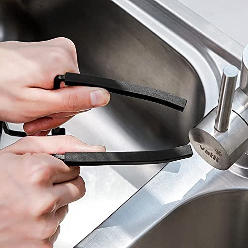 Sink Caddy Sink Sponge Holder - Faucet Rack Shower Tray - Kitchen and Bathroom Metal Organizer Hanging Fix Around Faucet