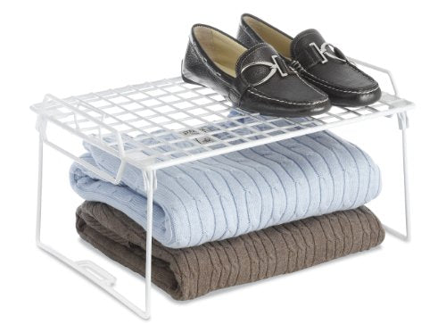 Whitmor Wire Grid Stacking Utility Shelf (Pack of 6) - size: 1-TIER, 10"L x 16"W x 8"H, Pack of 6