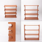 Shoe Rack,Small 4 Tier Shoe Organizer Storage Shelf,Bamboo Narrow Shoe Closet,Small Space Shoe Rack,for Entryway Closet 18.89×7.48×19.3inch - size: 4 Tier-18.89" Wide