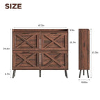 Maupvit Large Shoe Storage Cabinet with 4 Flip Drawers, Narrow Shoe Cabinet for Entryway with Wooden Legs, Freestanding Hidden Shoe Rack Organizer ＆ Metal Hinges, Walnut - color: Dark Walnut, style: 4-Drawers