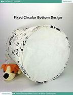 FANKANG Storage Basket, Nursery Hamper Canvas Laundry Basket Foldable with Waterproof PE Coating Large Storage Baskets for Kids Boys and Girls, Office, Bedroom, Clothes,Toys（Cows） - color: Cows