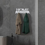 Key Holder Wall Mounted with Screws and Anchors, White Multifunctional Key Hanger with 10 Hooks, Entryway Front Door Kitchen Hallway Garage Office - color: Home-1 White