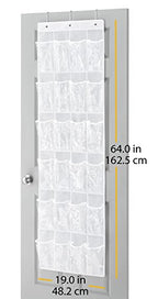 Whitmor 24 Pocket Over the Door Shoe Bag