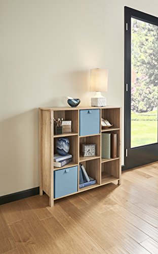 ClosetMaid 9-Cube Premium Adjustable Storage Organizer, Weathered Oak - color: Weathered Oak, size: 9-Cube