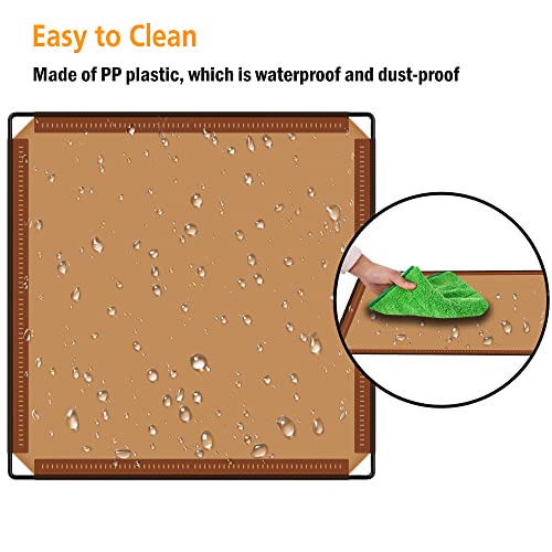 HOMIDEC Closet Organizers and Storage, 9 Cube Storage Organizer Cubes, Portable Closet Organizer Shelves for Clothes, Bedroom, Wardrobe, Kids Room, Bathroom, Brown - color: Brown, size: Large
