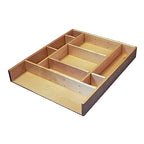 Rev-A-Shelf Customizable Drop-In Kitchen Drawer Organizer Kit for Large Utensils, Knick Knacks, & Cutlery Organization w/Adjusdable Clips, LD-4CT21-1 - size: Large