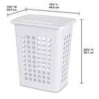 STERILITE 12238004 Rect Laundry Hamper