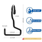 Purse Hanger for Closet, 8 Pack Unique Twist Design Bag Hanger Purse Hooks, Purse Holder for Hanging Bags, Handbags, Belts, Backpack, Scarves, Wreath, Hat, Jeans, Pans and Pots
