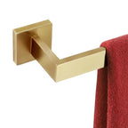 KOKOSIRI 24-Inch Single Towel Bar, Bathroom Kitchen Towel Holder, Wall Mounted SUS304 Stainless Steel Towel Rack, Brushed Gold, B4003BG-L24 - color: Brushed Gold, size: 24-Inch