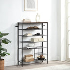 6 Tier Shoe Rack Organizer, Metal Mesh Shoe Storage Shelf, Storage Boots .for Entryway, Closet,Hallway, Bedroom,Cloakroom,Garage, Industrial,Rustic Brown - size: 6-Tier