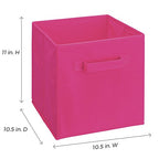ClosetMaid 5880 Cubeicals Fabric Drawer, Fuchsia - color: Fuchsia, size: 1-Pack, style: 1-Pack