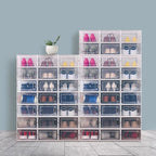 OnDisplay Clik Stackable Interlocking Shoe Box System (Standard White/White, Single Box) - color: Standard White/White, size: Single