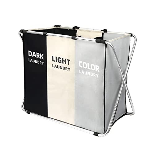180L Large Laundry Basket, Freestanding Laundry Hamper, Collapsible Tall Clothes Hamper with Handles for Dirty Clothes in the Dorm & Family Closet Storage Container and Organizer (1-Pack) - color: 1-Pack