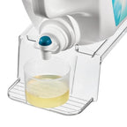 iDesign Laundry Detergent Holder, Liquid Detergent Stand for Laundry Room Organization, Clear - size: (Pack of 1)