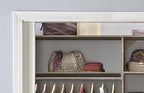 ClosetMaid SuiteSymphony Wood Top Closet Shelf, 48-Inch Wide, Natural Gray - color: Natural Gray