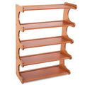 Shoe Rack,Small 5 Tier Shoe Organizer Storage Shelf,Bamboo Narrow Shoe Closet,Small Space Shoe Rack,for Entryway Closet 18.89×7.48×25.98inch - size: 5 Tier-18.89" Wide