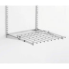 Rubbermaid Configurations Pants Rack Titanium Holds 7 Pairs of Pants Non-Slip Closet Organization and Storage