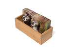 Lipper International Bamboo Wood Utensil Holder Storage Box for Cooking Tools, Makeup, or Office Supplies, 4" x 9 1/4" x 3" | (Pack of 6) - size: 4" x 9 1/4" x 3" (Pack of 6)