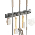 Mop and Broom Holder Wall Mount,Command Broom Holder Hanger Wall Mount,Tool Hangers for Garage Wall