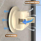 Onemake Aluminum Shower Caddy Suction Cup, No Drilling Bathroom Shower Shelf, Corner Shower Caddy with 6 Portable Hooks, Removable Bath Organizer with Towel Bar for Bathroom Storage(Cream White) - style: 1 Tier-Ivory White Square Caddy