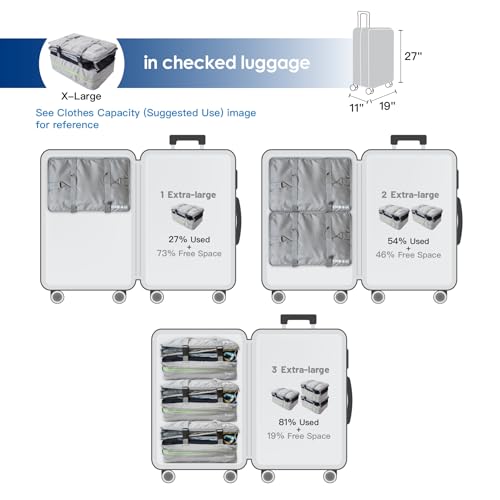 Grand Fusion Stow-N-Go Packing Organizer for Luggage, Portable Hanging Travel Shelves, Carry-On Closet, Hanging Packing Cubes, Collapsible Carry-On Organizer for Cruises & Hotels. Light Gray - XL - color: Light Gray, size: XL = (L) 17.7" x (W) 11.8"