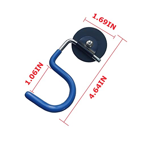 XXHong 2PCS Broom Holder Magnetic Broom Hooks Do Not Require Drilling Warehouse Kitchen Refrigerator Metal Surface Suitable Broom Holder Wall Mount