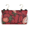 Bedside Caddy Hanging Bunk Bed Caddy Bed Organizer Hanging Pocket with 2 Hooks Bedside Storage Organizer Pocket Bag Holder Cartoon Red Strawberry - color: Cartoon Red Strawberry