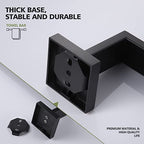 KOKOSIRI 36-Inch Single Towel Bar, Bathroom Kitchen Towel Holder, Wall Mounted SUS304 Stainless Steel Towel Rack, Matte Black, B4003BK-L36 - color: Matte Black, size: 36-Inch