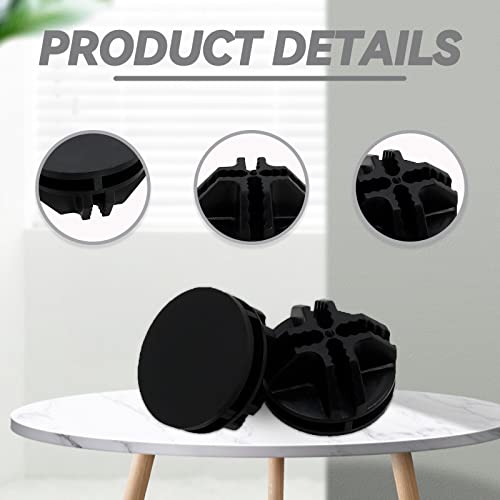 Bonsicoky 16 Pcs Black Plastic Connector, Wire Grid Cube Connector for Modular Closet Storage Organizer and DIY Wire Cube Storage Unit - color: Black