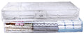 Masirs Clear Underbed Storage Bag, Durable Vinyl Material to Shield Your Contents from Dust, Dirt and Moisture, Easy Gliding Zipper for Easy Access and Label Pocket for Easy Identification, (2-Pack) - size: Under-Bed Storage Bag