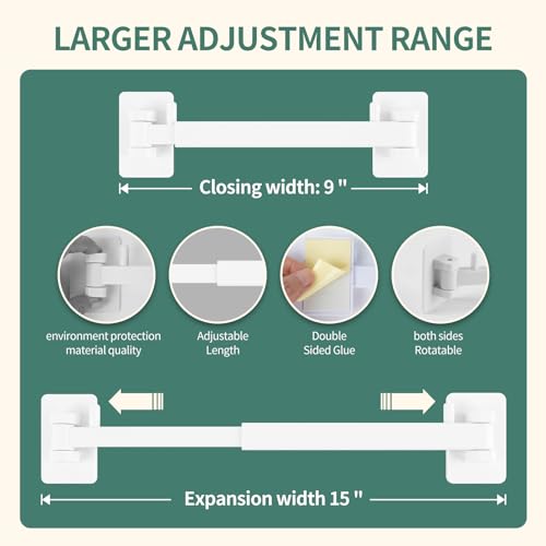 RV Shower Corner Storage Bar Base Angle and Adjustable Rod Length Bottom White Corner Frame Suitable for Fixing Toilets in RVs (1)