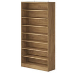 Tribesigns Tall Shoe Cabinet, 9 Tiers 40-45 Pairs Heavy Duty Wood Freestanding Shoe Storage Cabinet, 70.8'' Tall Shoe Cabinet with Open Storage for Entryway (1, Light Brown) - color: Light Brown