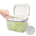 Laundry Pod Holder with Lid - Sealed Automatic Pop-Up Dispenser, 94oz/115 Pod Capacity, ABS/PP Durable Container for Laundry Room Organization, Multi-Purpose for Detergent Powder/Dryer Sheets - color: 2.8L