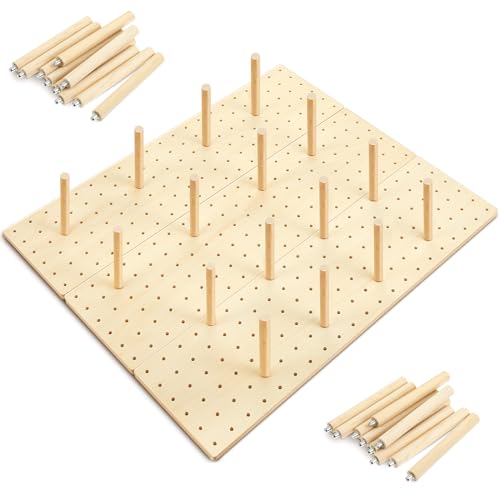 Kigley 3 Pcs Wood Pegboard Drawer Organizer with 32 Pegs Wooden Peg Board Drawer Shelf Organizer Adjustable Peg System for Dishes Plate Pot Container Cookware Utensil Kitchen(20.98 x 5.91 in) - size: 20.98 x 5.91 in
